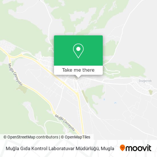 Muğla Gıda Kontrol Laboratuvar Müdürlüğü map