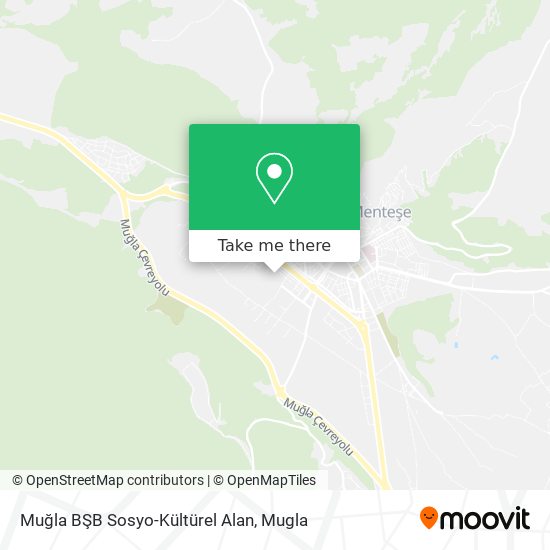 Muğla BŞB Sosyo-Kültürel Alan map