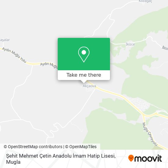Şehit Mehmet Çetin Anadolu İmam Hatip Lisesi map