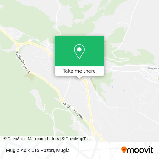 Muğla Açık Oto Pazarı map