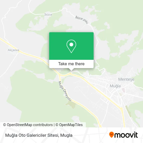Muğla Oto Galericiler Sitesi map