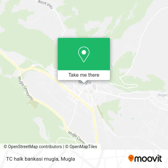 TC halk bankasi mugla map