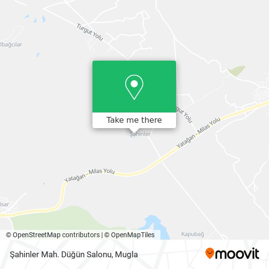Şahinler Mah. Düğün Salonu map