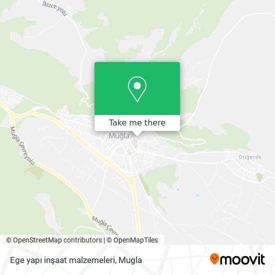Ege yapı inşaat malzemeleri map