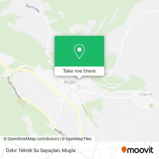Özkır Teknik Su Sayaçları map