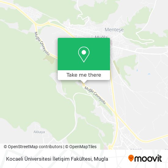 Kocaeli Üniversitesi İletişim Fakültesi map