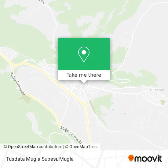 Tusdata Mugla Subesi map
