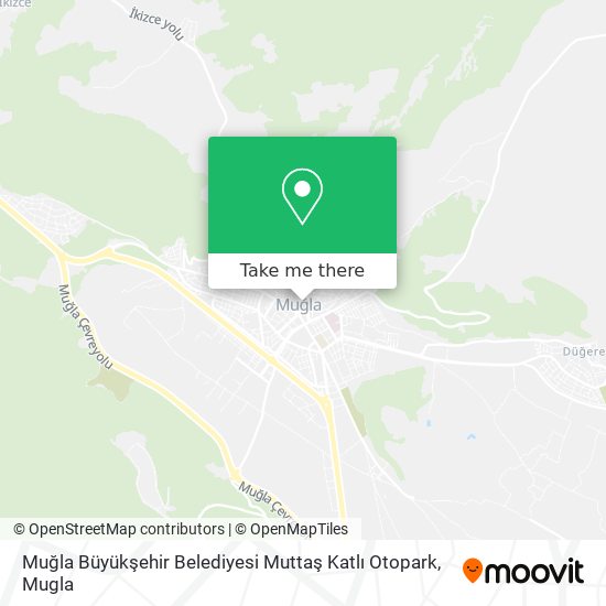 Muğla Büyükşehir Belediyesi Muttaş Katlı Otopark map