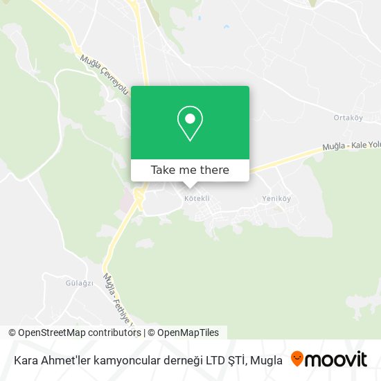 Kara Ahmet'ler kamyoncular derneği LTD ŞTİ map