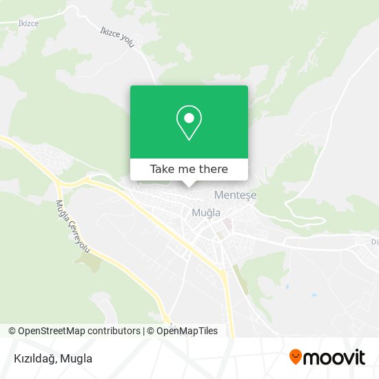 Kızıldağ map
