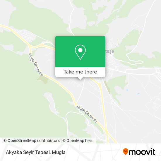 Akyaka Seyir Tepesi map