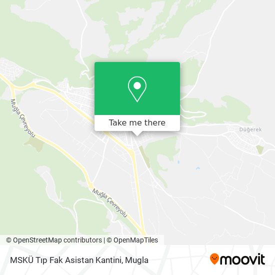 MSKÜ Tıp Fak Asistan Kantini map