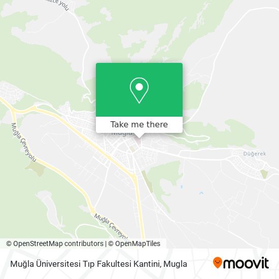 Muğla Üniversitesi Tıp Fakultesi Kantini map