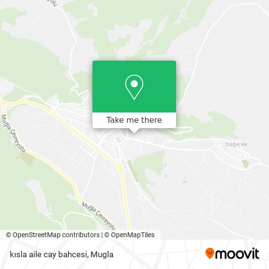 kısla aile cay bahcesi map