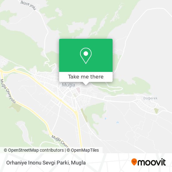 Orhaniye Inonu Sevgi Parki map