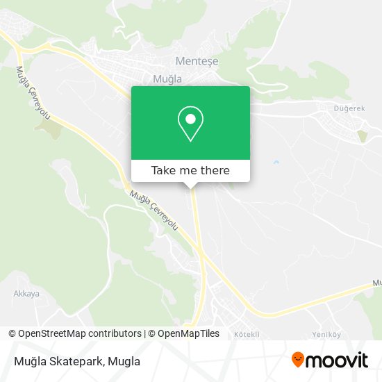 Muğla Skatepark map