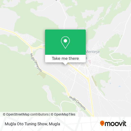 Muğla Oto Tuning Show map