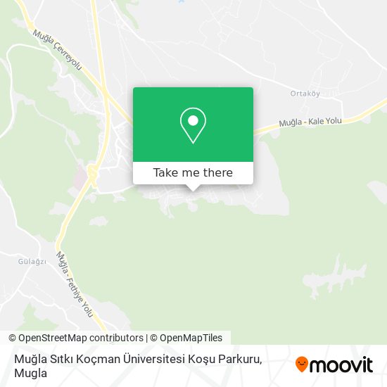 Muğla Sıtkı Koçman Üniversitesi Koşu Parkuru map