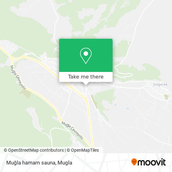 Muğla hamam sauna map