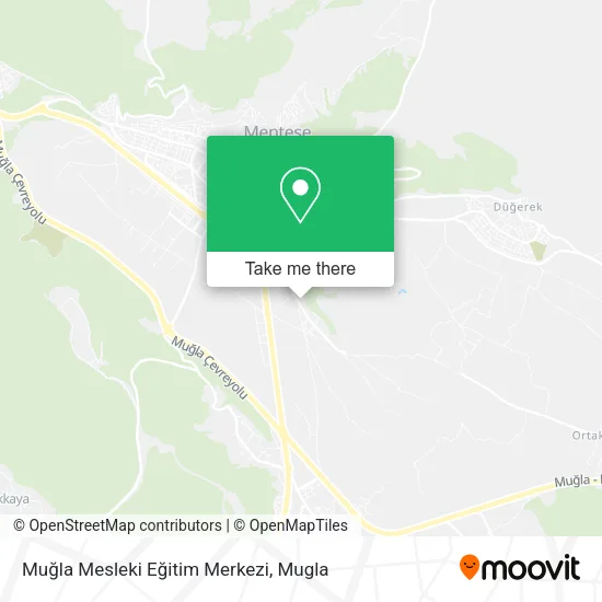 Muğla Mesleki Eğitim Merkezi map