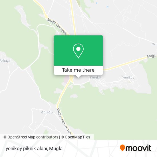 yeniköy piknik alanı map