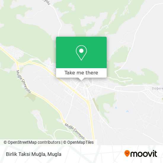 Birlik Taksi Muğla map