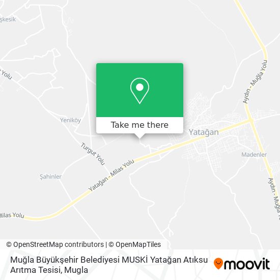 Muğla Büyükşehir Belediyesi MUSKİ Yatağan Atıksu Arıtma Tesisi map