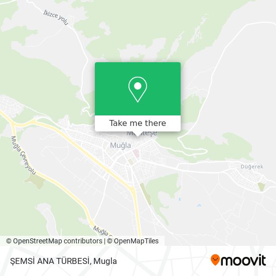 ŞEMSİ ANA TÜRBESİ map