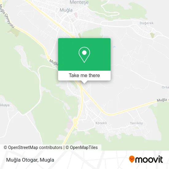 Muğla Otogar map