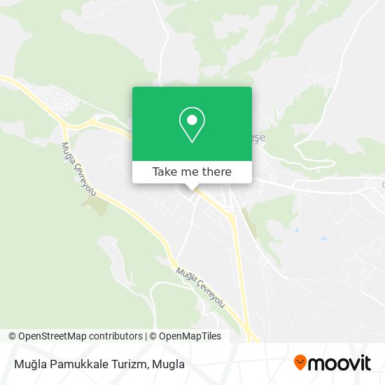 Muğla Pamukkale Turizm map