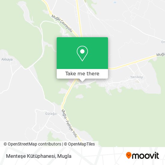 Menteşe Kütüphanesi map
