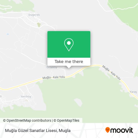 Muğla Güzel Sanatlar Lisesi map