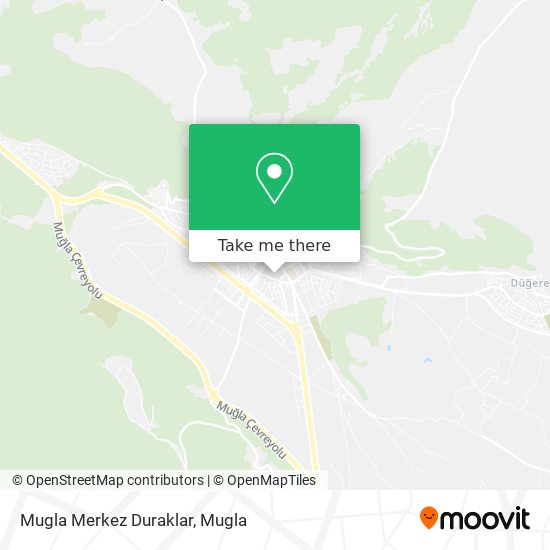 Mugla Merkez Duraklar map