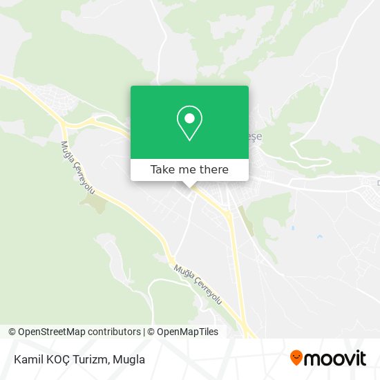 Kamil KOÇ Turizm map