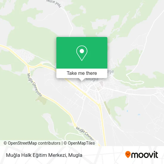 Muğla Halk Eğitim Merkezi map