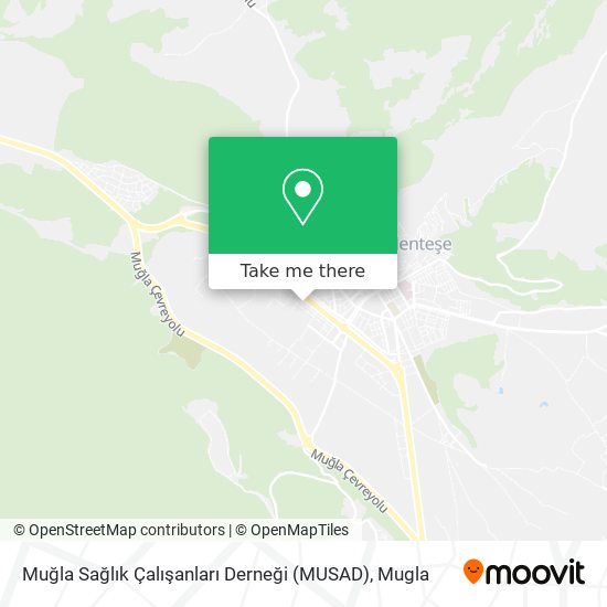 Muğla Sağlık Çalışanları Derneği (MUSAD) map