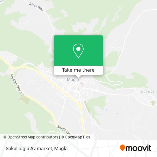 Sakallıoğlu Av market map