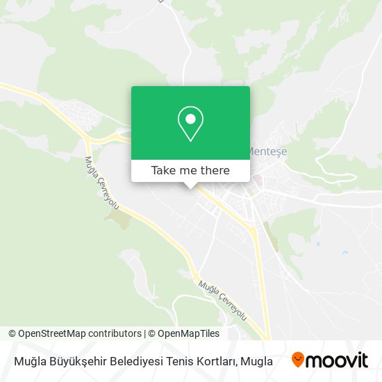 Muğla Büyükşehir Belediyesi Tenis Kortları map