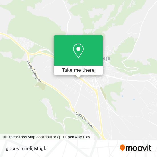 göcek tüneli map