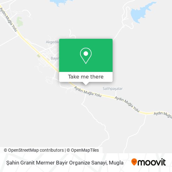 Şahin Granit Mermer Bayir Organize Sanayi map