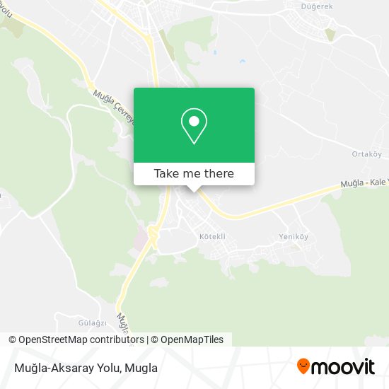 Muğla-Aksaray Yolu map