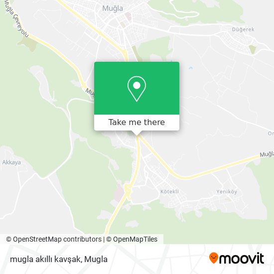 mugla akıllı kavşak map