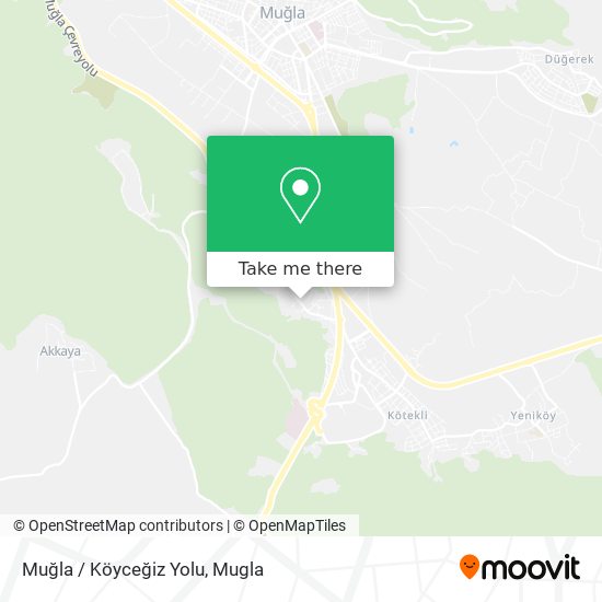 Muğla / Köyceğiz Yolu map