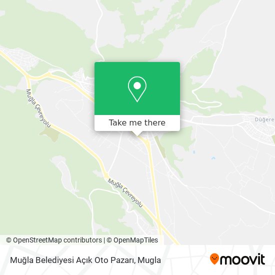 Muğla Belediyesi Açık  Oto Pazarı map