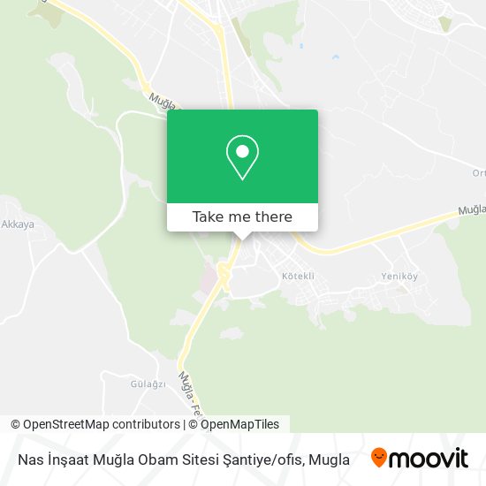 Nas İnşaat Muğla Obam Sitesi Şantiye / ofis map