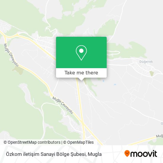 Özkom iletişim Sanayi Bölge Şubesi map