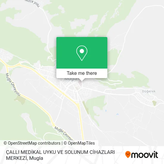 ÇALLI MEDİKAL UYKU VE SOLUNUM CİHAZLARI MERKEZİ map