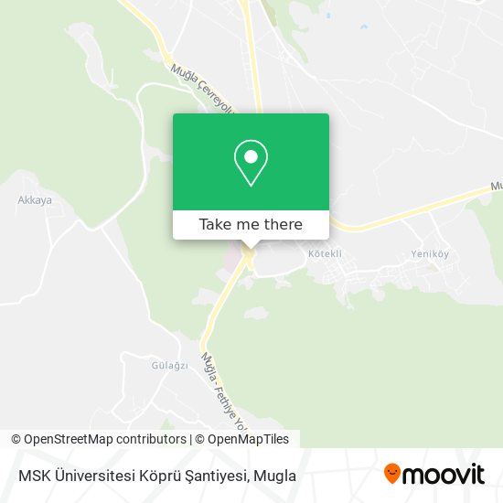 MSK Üniversitesi Köprü Şantiyesi map