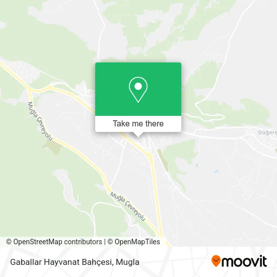 Gaballar Hayvanat Bahçesi map