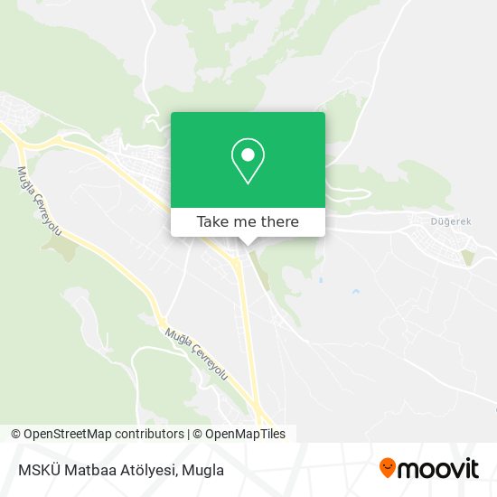 MSKÜ Matbaa Atölyesi map